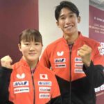 吉村真晴＆大藤沙月　奮闘するも中国に負け銀メダル