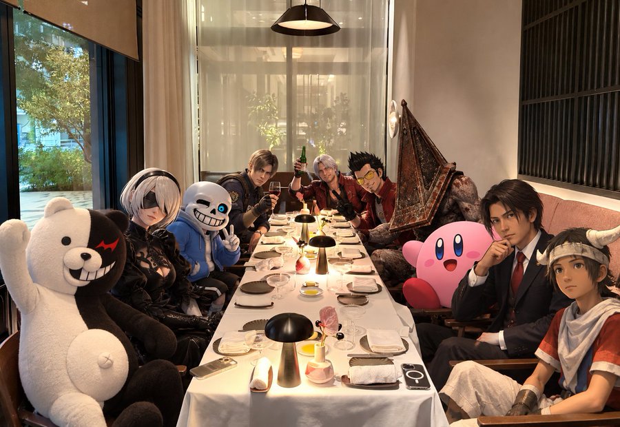 桜井政博が公開した集合写真！トビー・フォックスやヨコオタロウら10人の顔ぶれが話題に